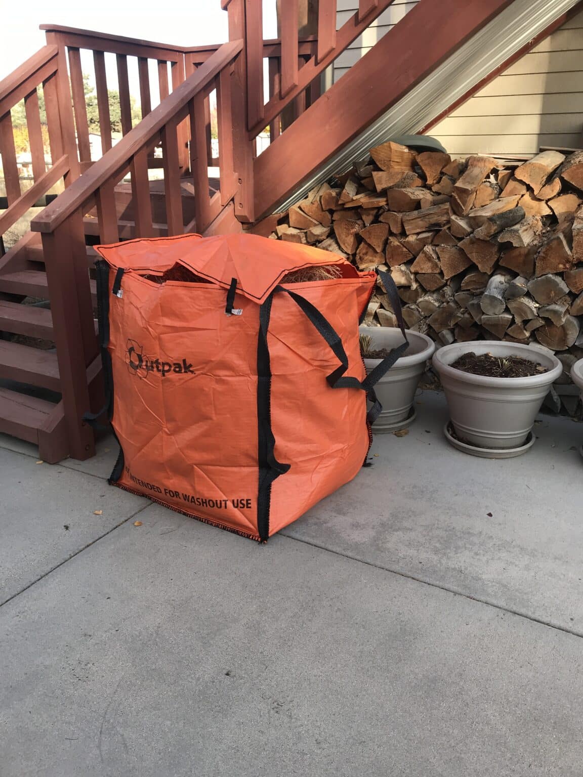 Outpak Debris Bag | Heavry Duty Re-Usable Yard Waste Bag