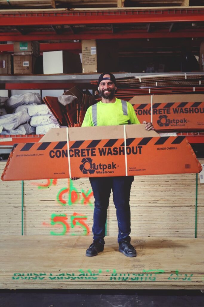 Concrete Washout Box | Cement Washout Box - Outpak